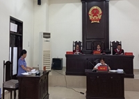 VKSND TP BẮN CÁ phối hợp tổ chức phiên tòa rút kinh nghiệm vụ án dân sự